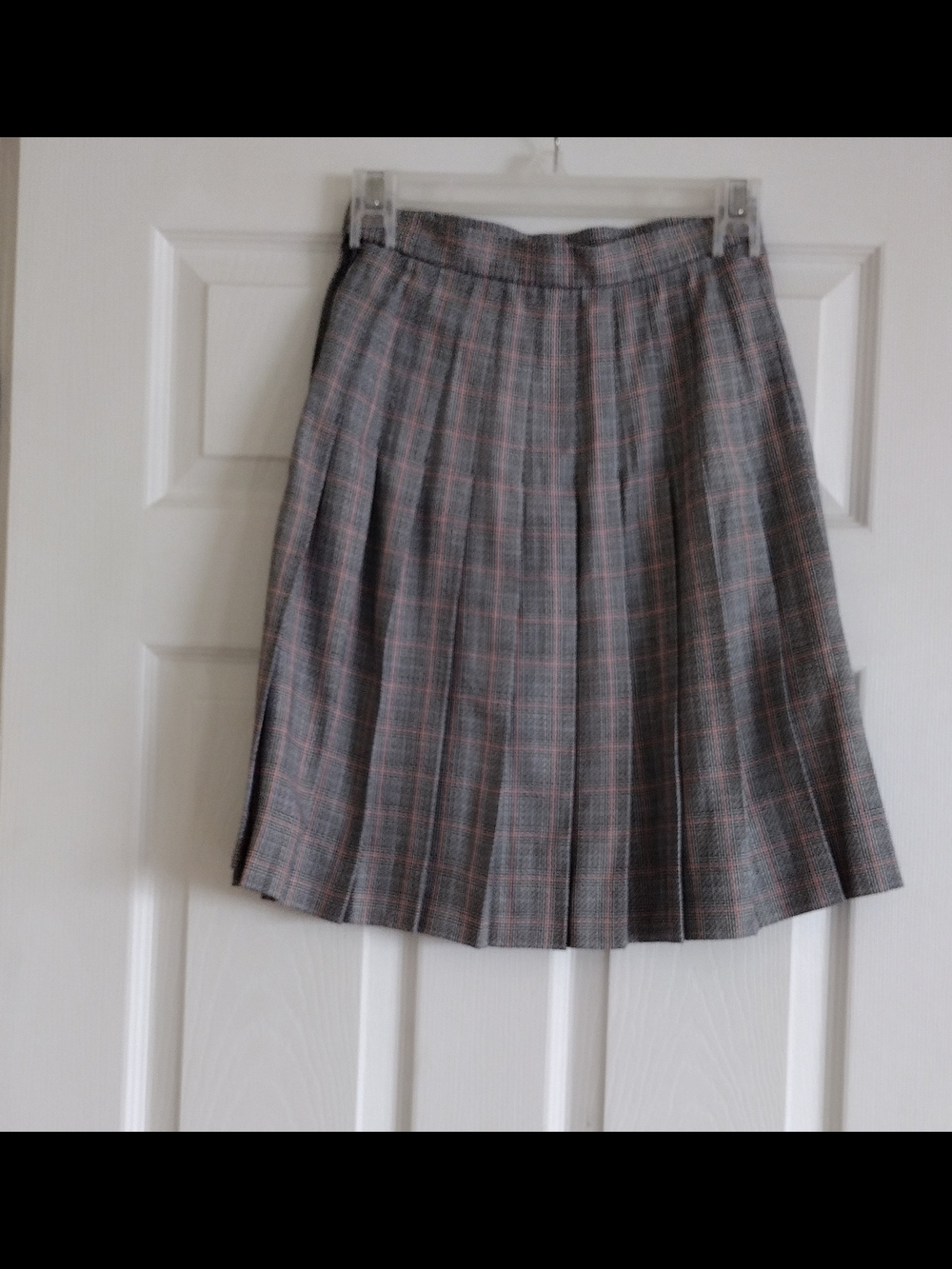 Talbots vintage Petites plaid pleated skirt size 2P